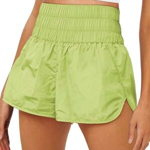 Lemongreen High Waisted Athletic Shorts